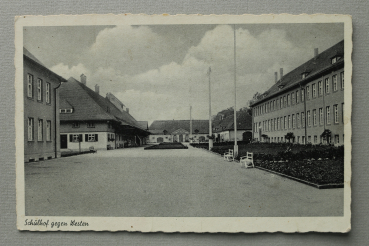 AK Triesdorf / 1930-1940 / Kreisackerbauschule / Schulhof gegen Westen